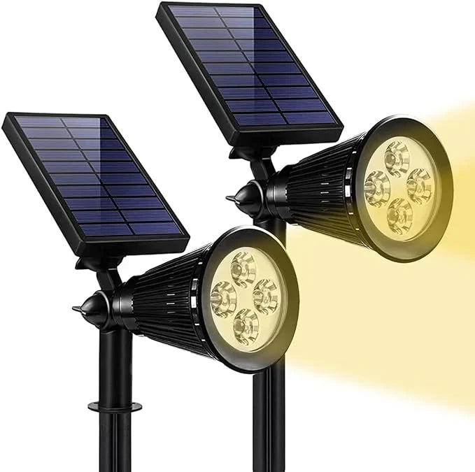 LUMINAIRE – Adjustable Solar Spotlights for Outdoor Illumination