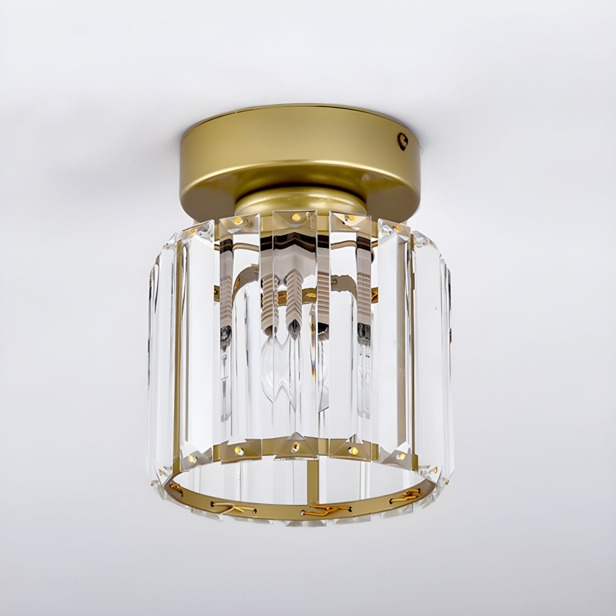 LUMINAIRE – Elegant Crystal Ceiling Light Fixture