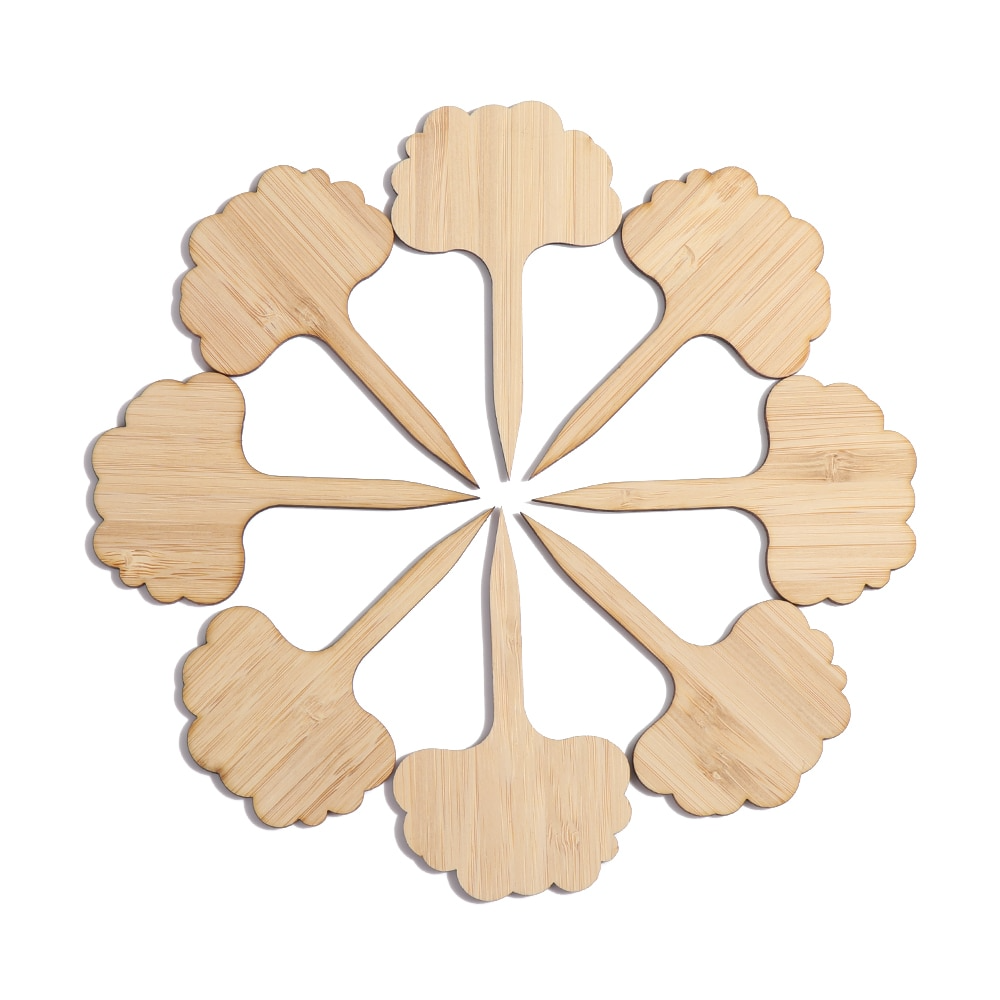 Reusable Wooden Plant Labels for Garden