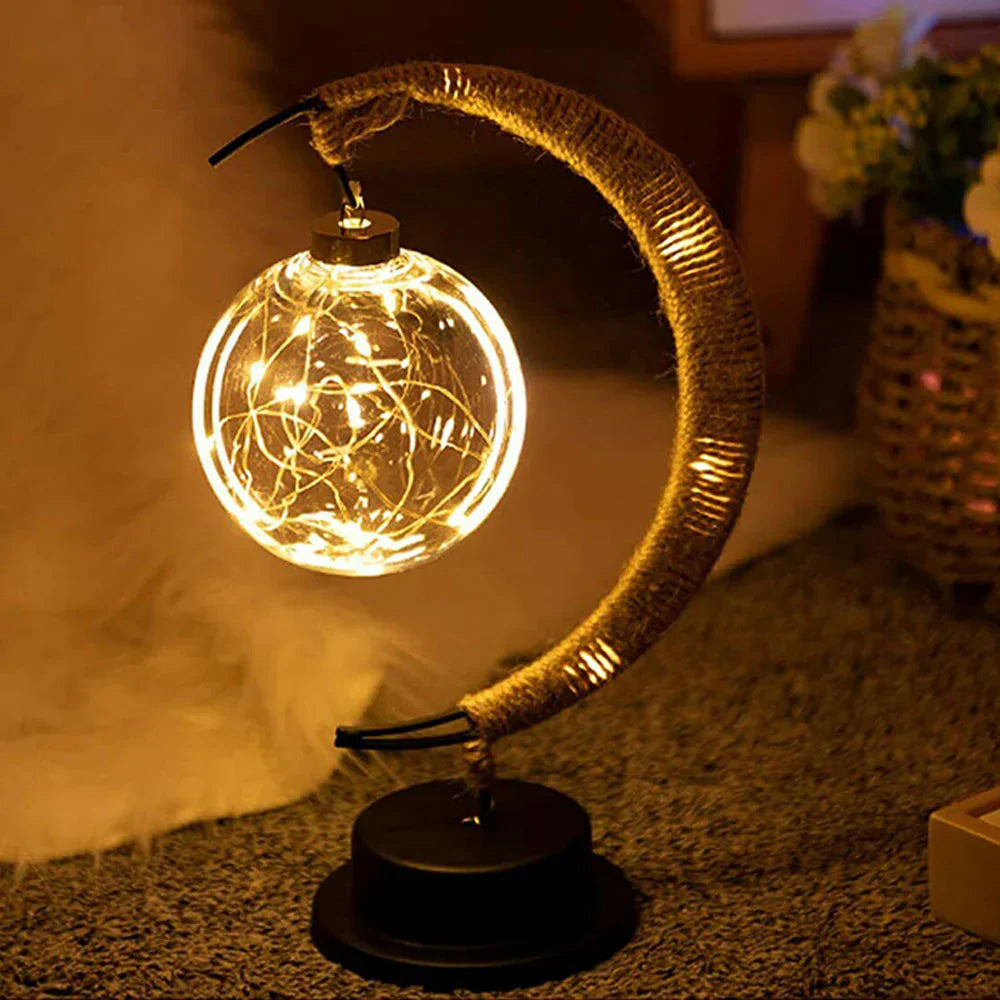 LUNARIS – Enchanting Crescent Moon LED Lamp