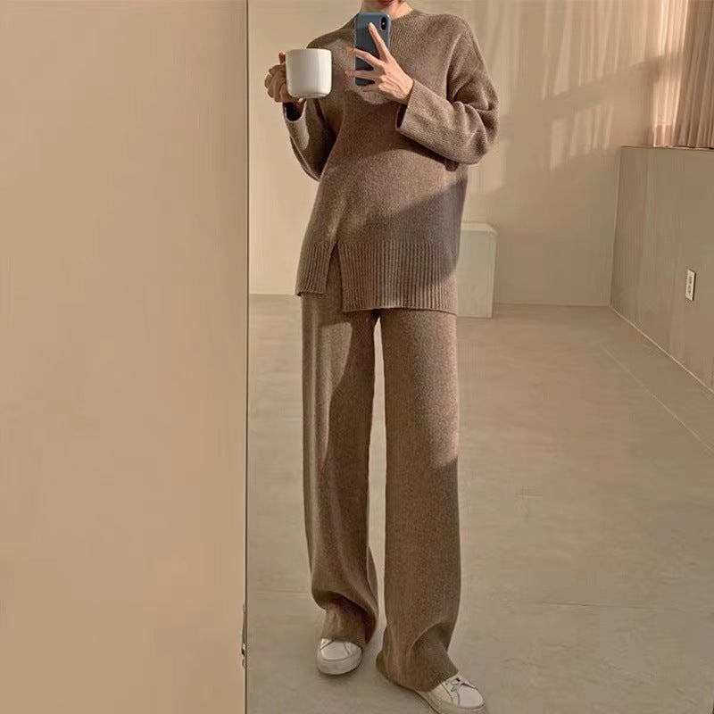 Trendy Wide-Leg Suit Set for Women