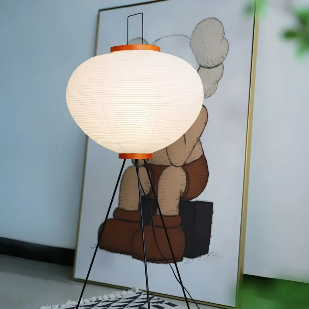 LUMINAIRE – Elegant Rice Paper Floor Lamp