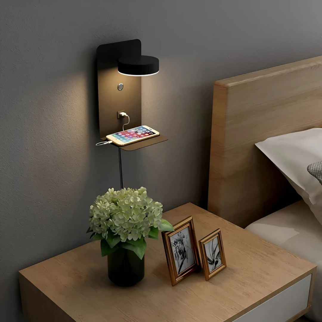 LUMINOX – Modern LED Wall Lamp with USB Charging