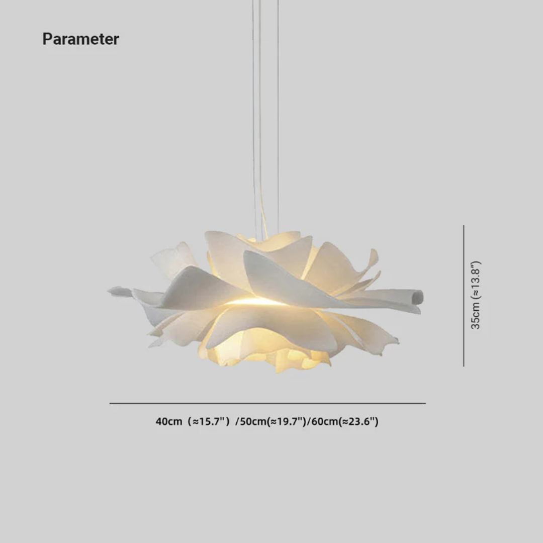 LUMINAIRE BLOOM – Elegant Flower-Shaped Pendant Lamp