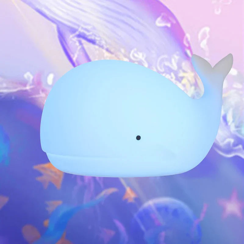 LUMIWHALE – Soothing Color-Changing Night Light