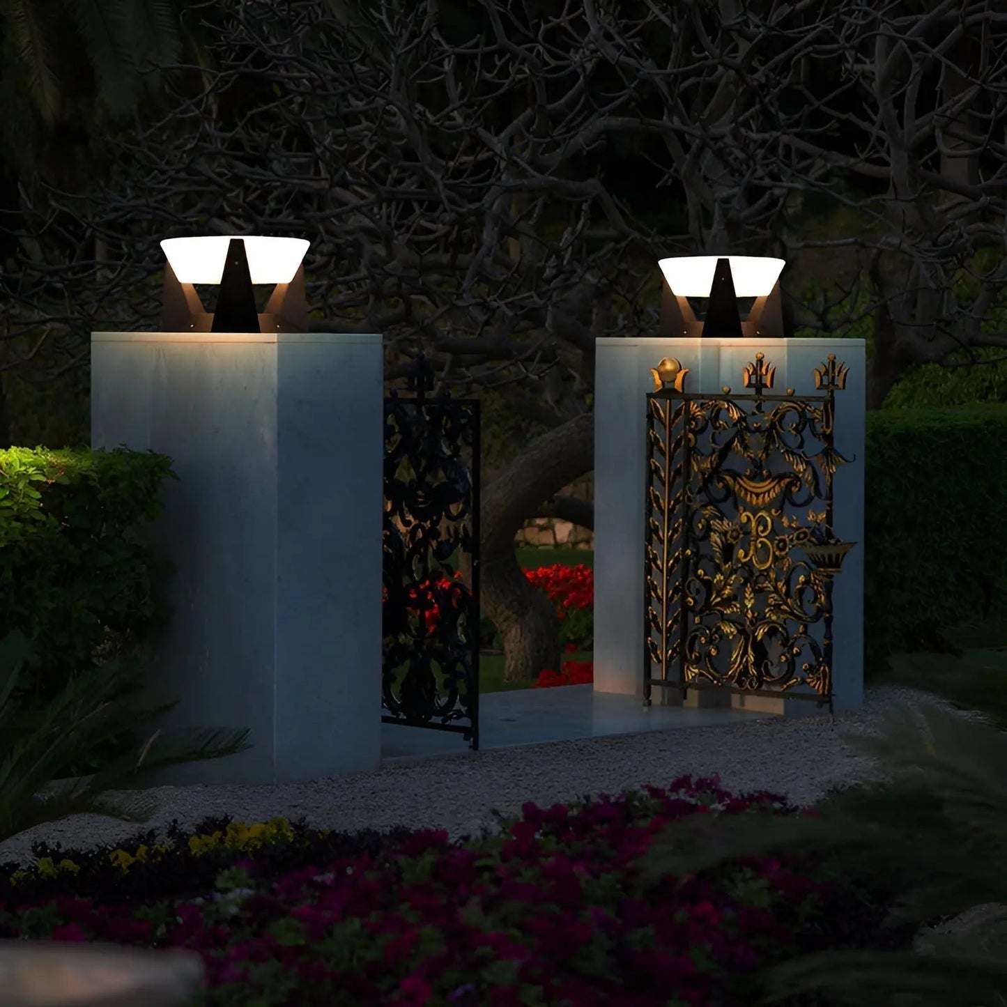 KAIYŪ – Elegant Solar Garden Lamp in Japanese Style
