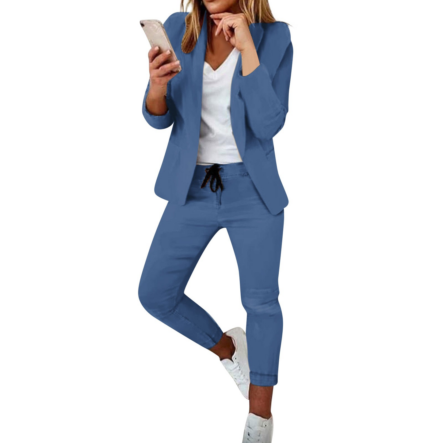 Elegant Women's Blazer and Pants Set