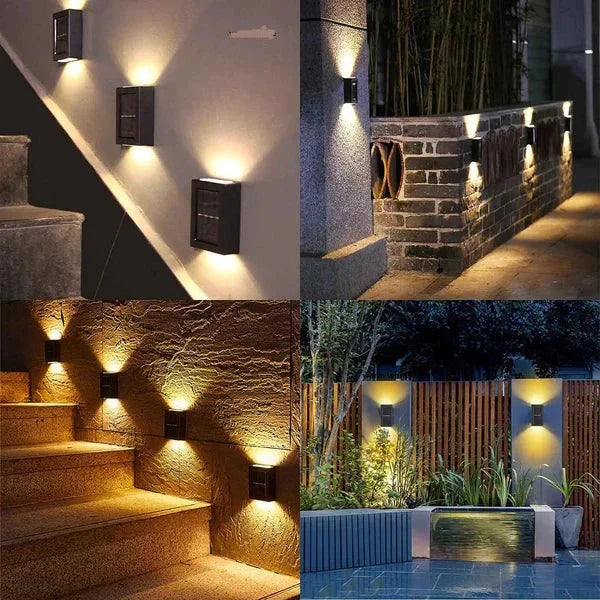 LUMINAIRE – Modern Solar Garden Wall Light