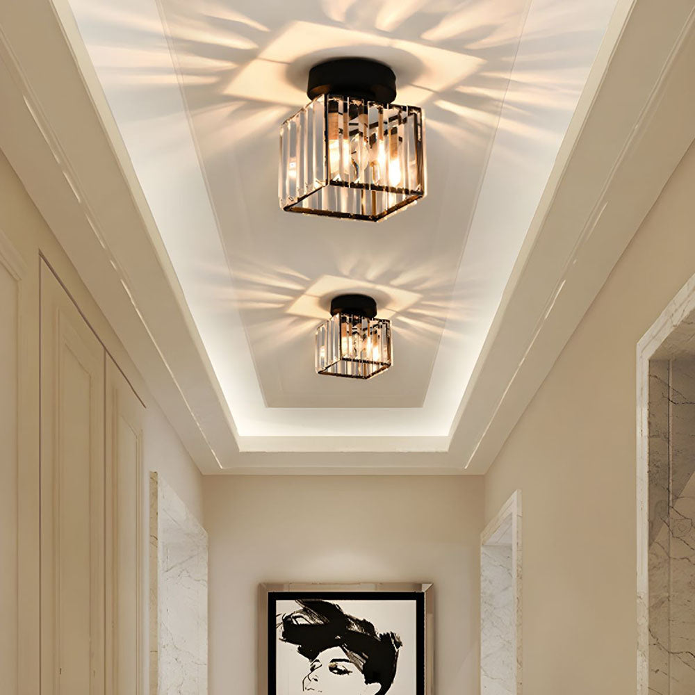 LUMINAIRE – Elegant Crystal Ceiling Light Fixture