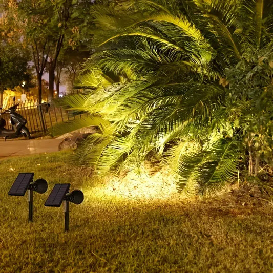 LUMINAIRE – Adjustable Solar Spotlights for Outdoor Illumination