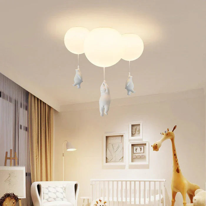 LUMIBEAR – Whimsical Bear and Balloon Pendant Lamp