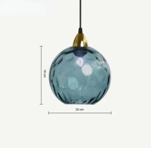LUMINAIRE – Elegant Glass Sphere Pendant Light