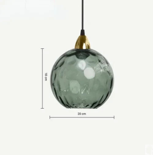 LUMINAIRE – Elegant Glass Sphere Pendant Light
