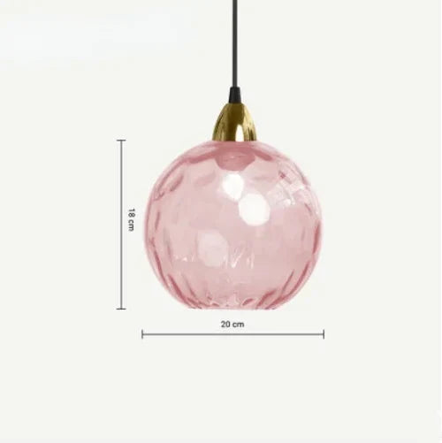 LUMINAIRE – Elegant Glass Sphere Pendant Light
