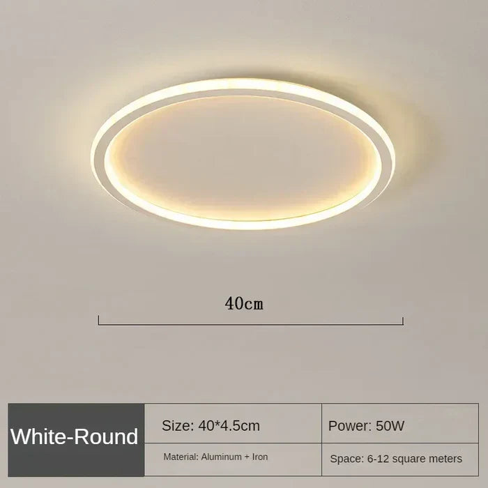 LUMINAIRE – Elegant Scandinavian Round Ceiling Light