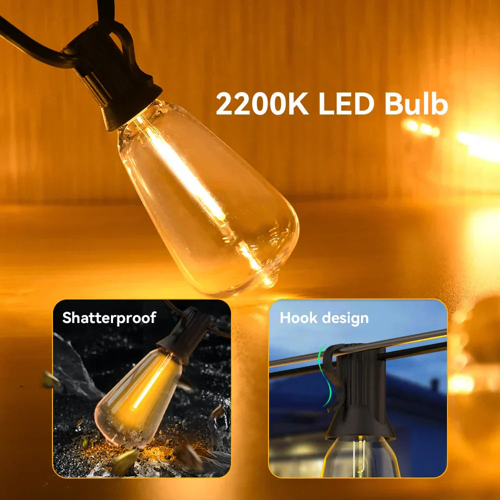 LUMINAIRE – Enchanting Waterproof LED String Lights