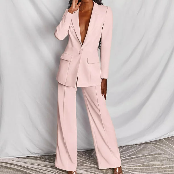 Elegant 2-Piece Stylish Suit Set