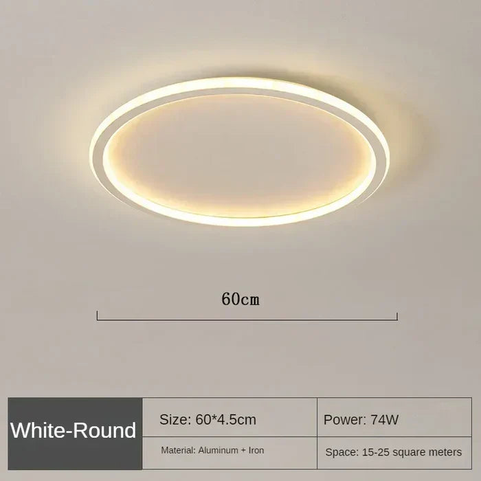 LUMINAIRE – Elegant Scandinavian Round Ceiling Light