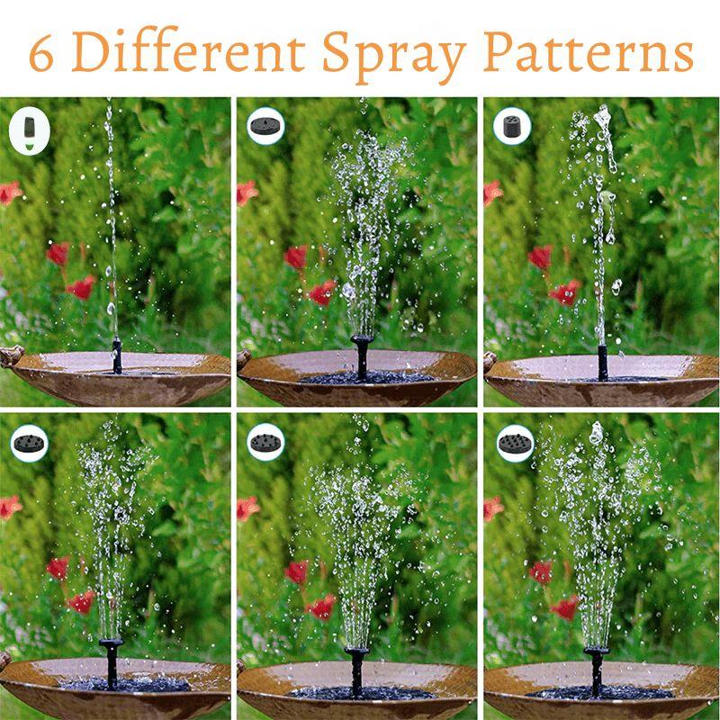 Solar-Powered Garden Fountain Pump