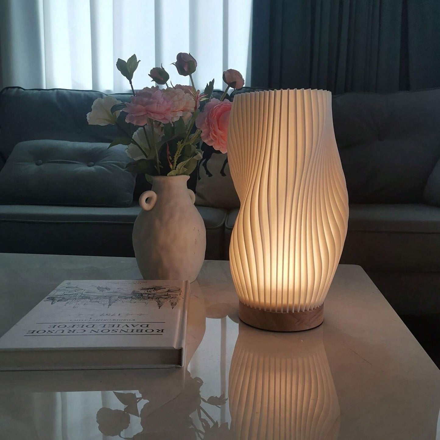 LUMINOUS WAVES – Contemporary Wavy Mood Light