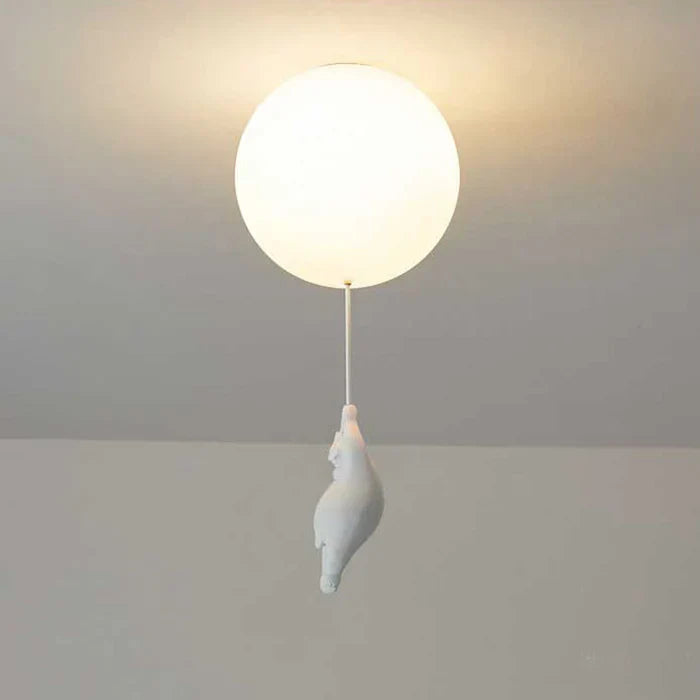 LUMIBEAR – Whimsical Bear and Balloon Pendant Lamp