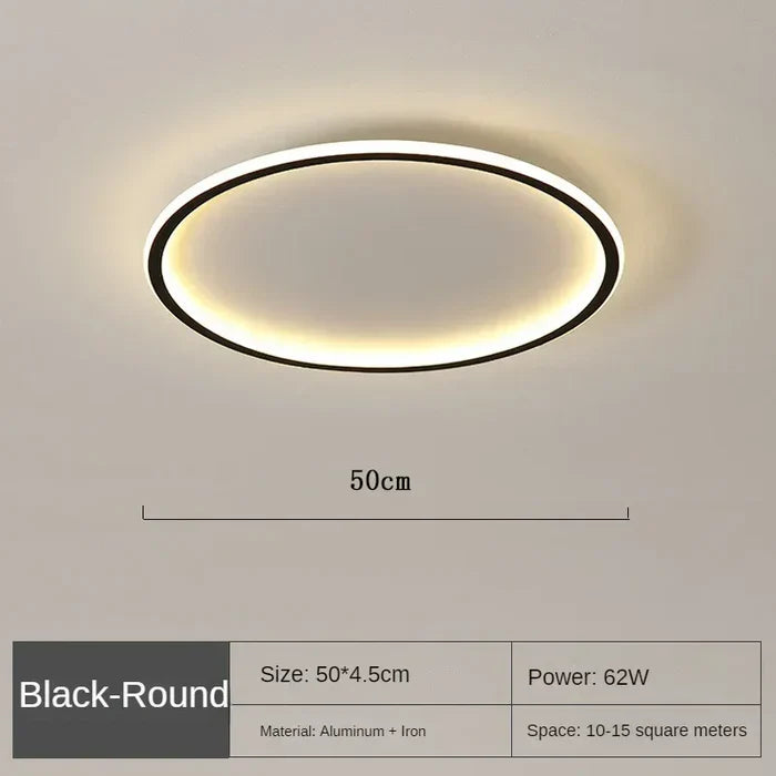 LUMINAIRE – Elegant Scandinavian Round Ceiling Light
