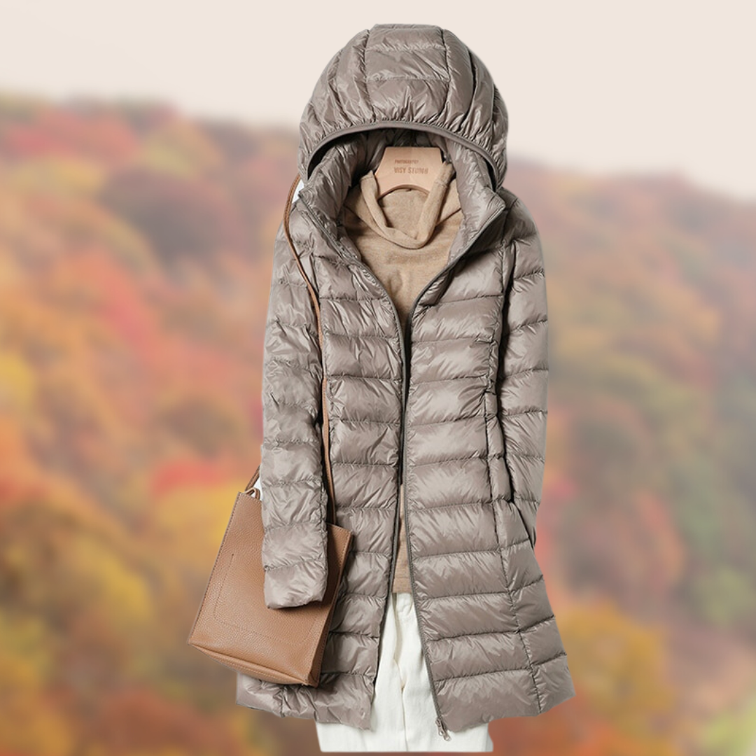 Elegant Ultra-Lightweight Down Jacket for Women