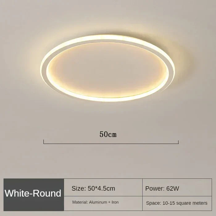 LUMINAIRE – Elegant Scandinavian Round Ceiling Light