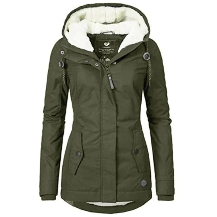 Women's Waterproof Insulated Winter Coat with Hood