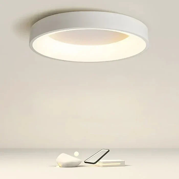 LUMINAIRE – Elegant Scandinavian Round LED Ceiling Light