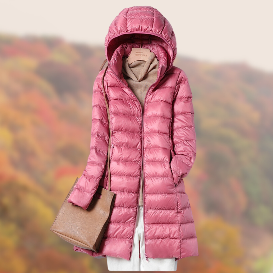 Elegant Ultra-Lightweight Down Jacket for Women