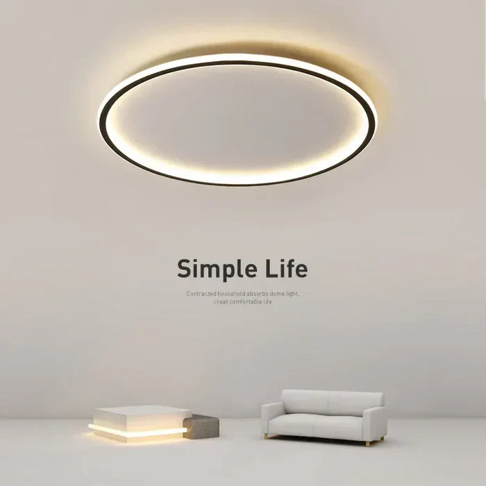 LUMINAIRE – Elegant Scandinavian Round Ceiling Light