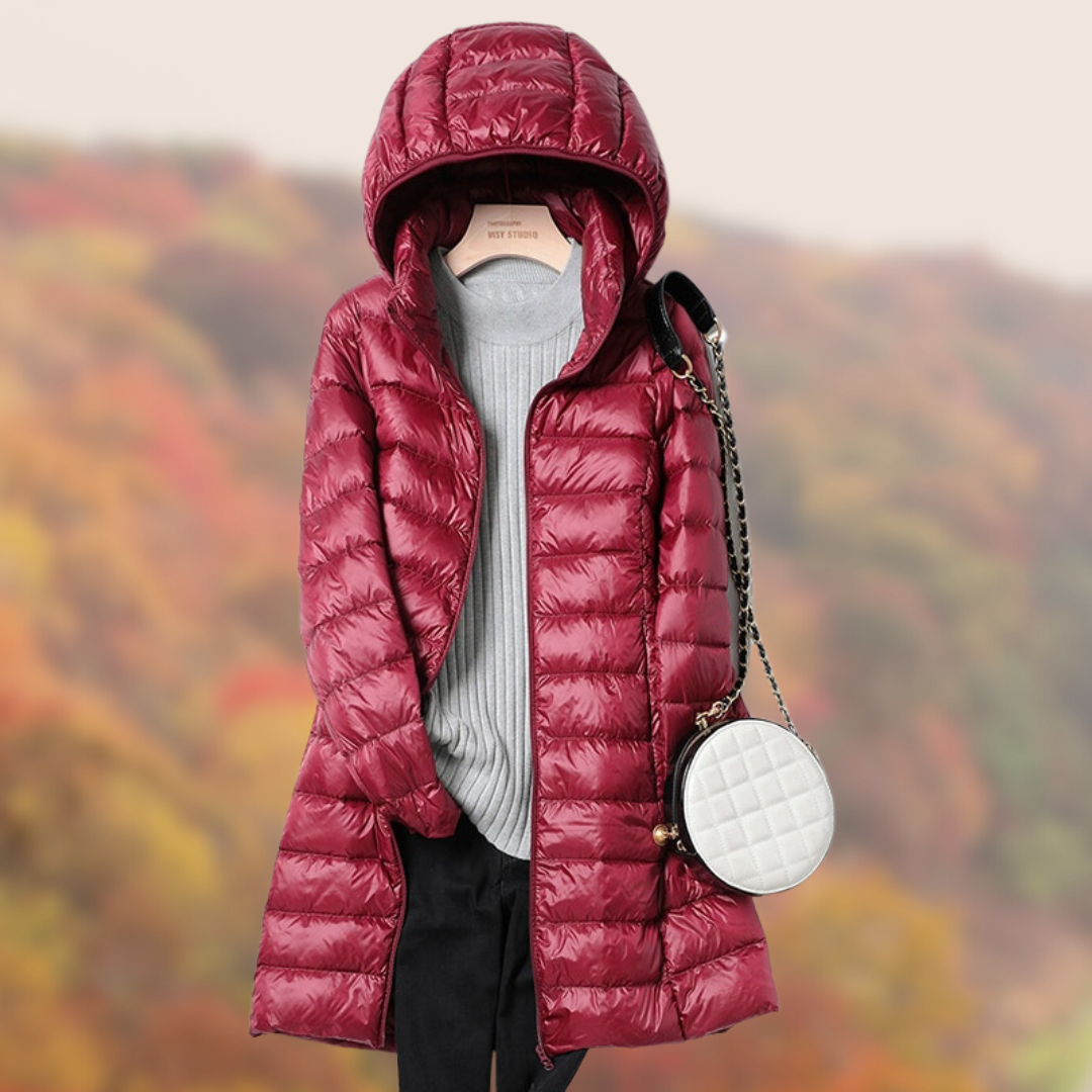 Elegant Ultra-Lightweight Down Jacket for Women