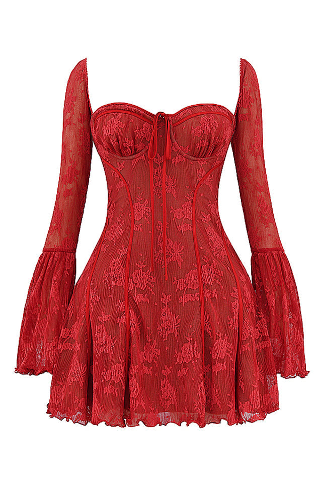 Elegant Luxury Lace Corset Dress