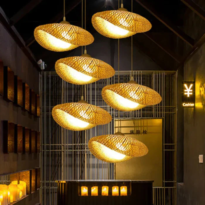 NATURA LUMINA – Handmade Rattan Pendant Lamp