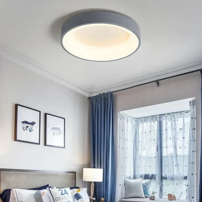 LUMINAIRE – Elegant Scandinavian Round LED Ceiling Light