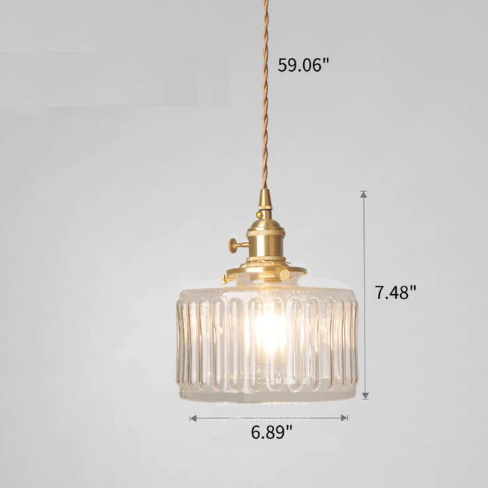 LUMINAIRE – Vintage Crystal Pendant Lamp