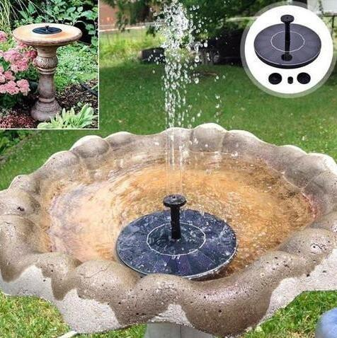 Solar-Powered Bird Bath Fountain – Eco-Friendly Water Feature