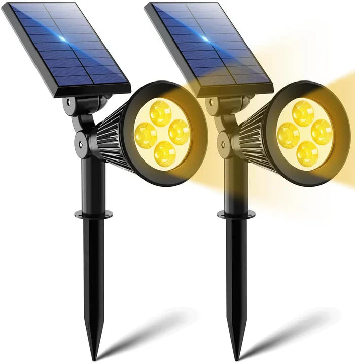 LUMINAIRE – Adjustable Solar Spotlights for Outdoor Illumination