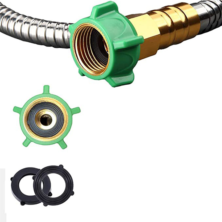 Durable Stainless Steel Garden Hose with Brass Connector