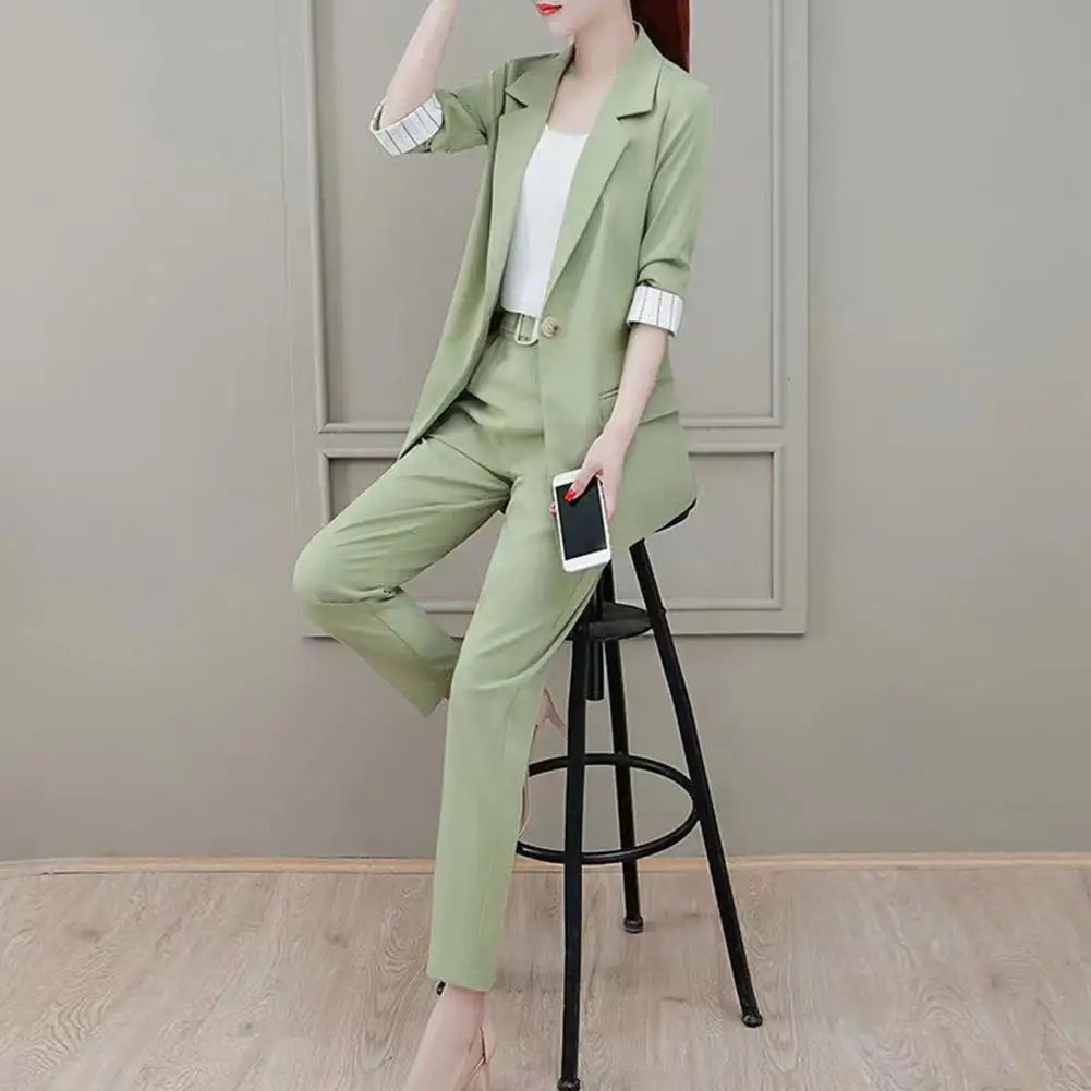 Elegant 3-Piece Blazer Suit Set
