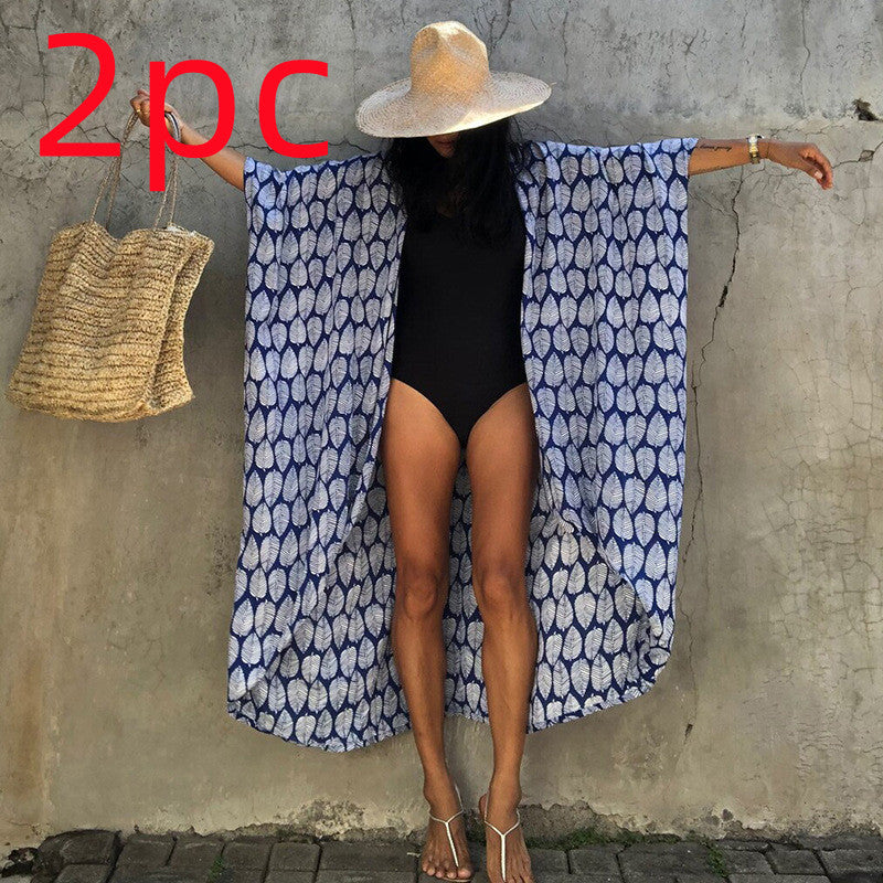 Elegant Sun Protection Beach Dress Cover-Up