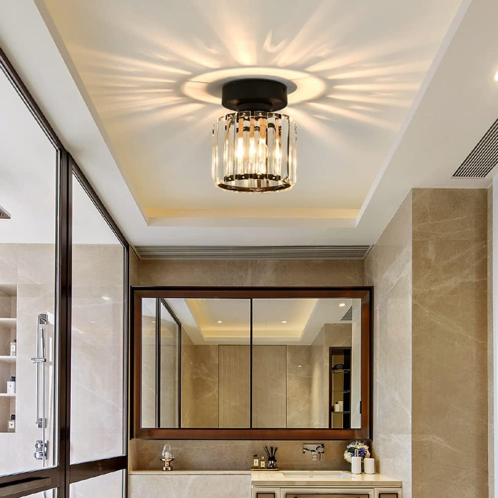 LUMINAIRE – Elegant Crystal Ceiling Light Fixture
