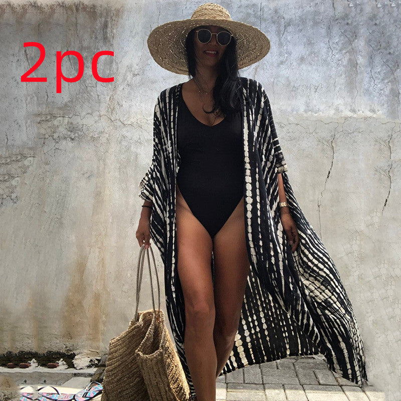 Elegant Sun Protection Beach Dress Cover-Up