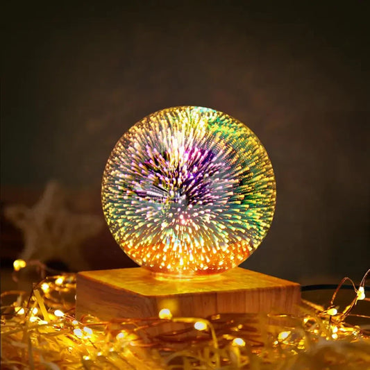 LUMINAIRE – Enchanting 3D Firework Crystal Lamp