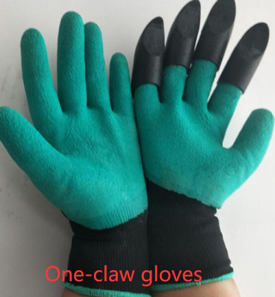 Claw-Enhanced Garden Gloves for Easy Digging