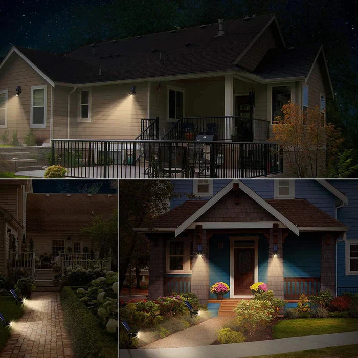 LUMINAIRE – Adjustable Solar Spotlights for Outdoor Illumination