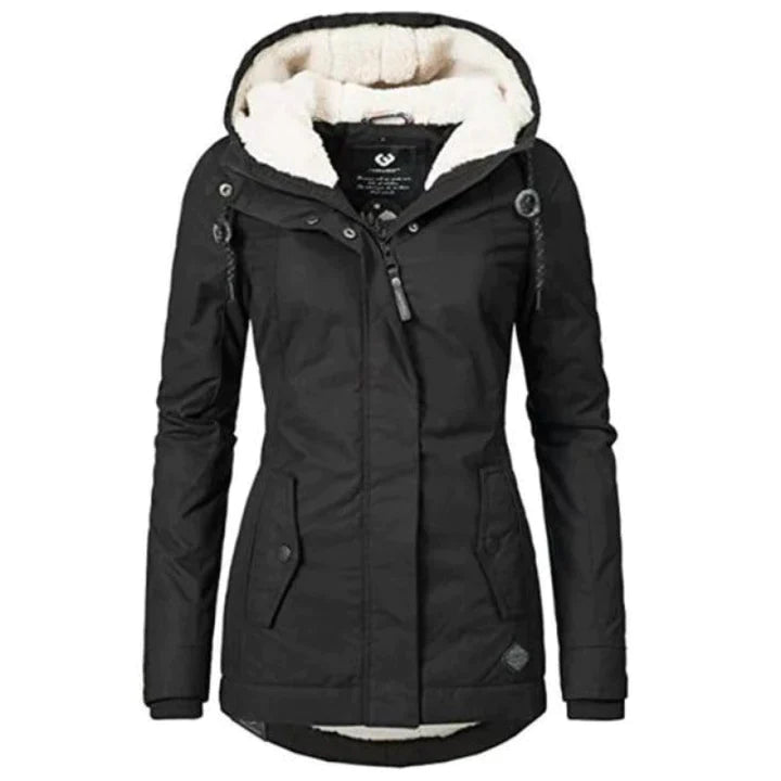 Women's Waterproof Insulated Winter Coat with Hood