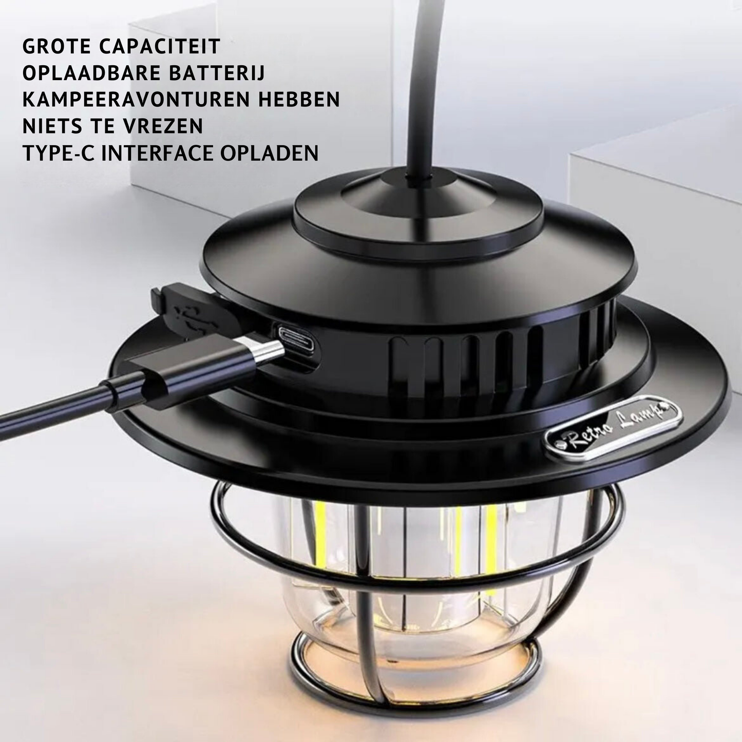 LUMINOUS – Vintage-Style Portable LED Camping Lamp