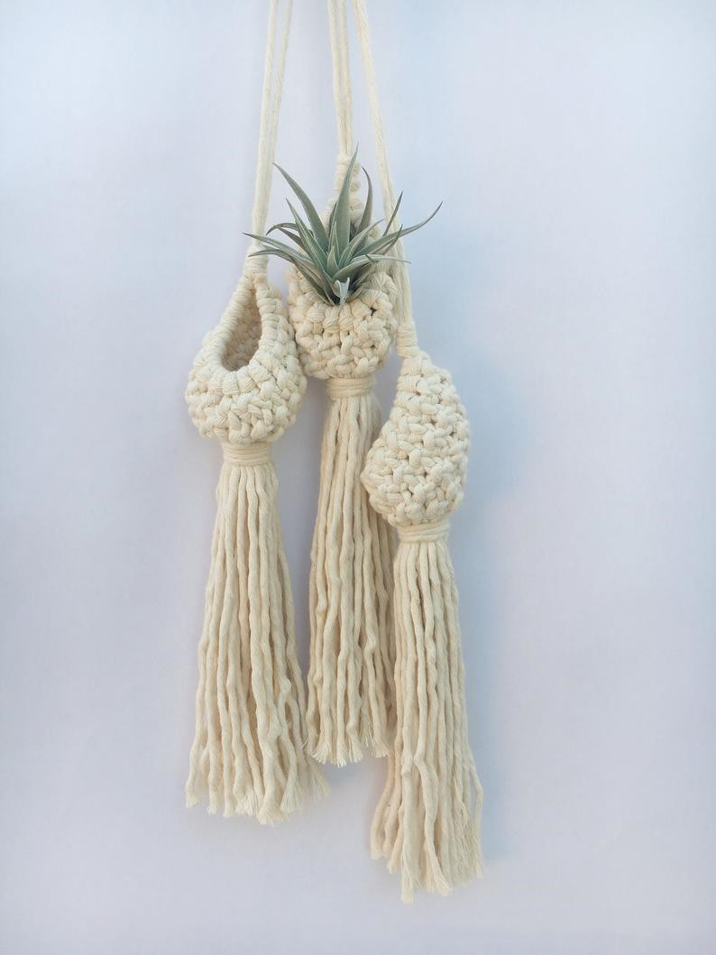 Handcrafted Boho Macramé Plant Hanger